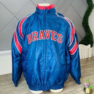 Atlanta Braves Reversible Satin‎ Jacket by G-III Sports Men’s Size XL